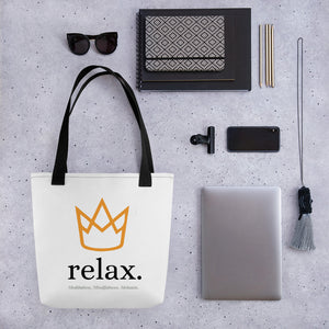 relax. Tote bag